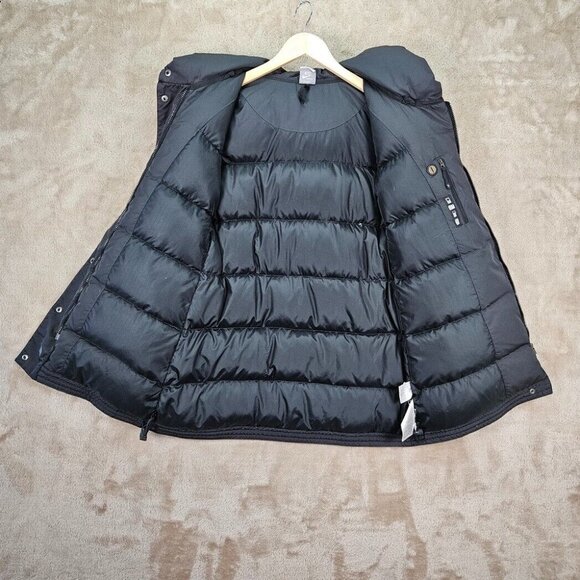 Nike Down Puffer Jacket Full Zip Parka Women's Size S Outdoor Hiking Black - Picture 8 of 11